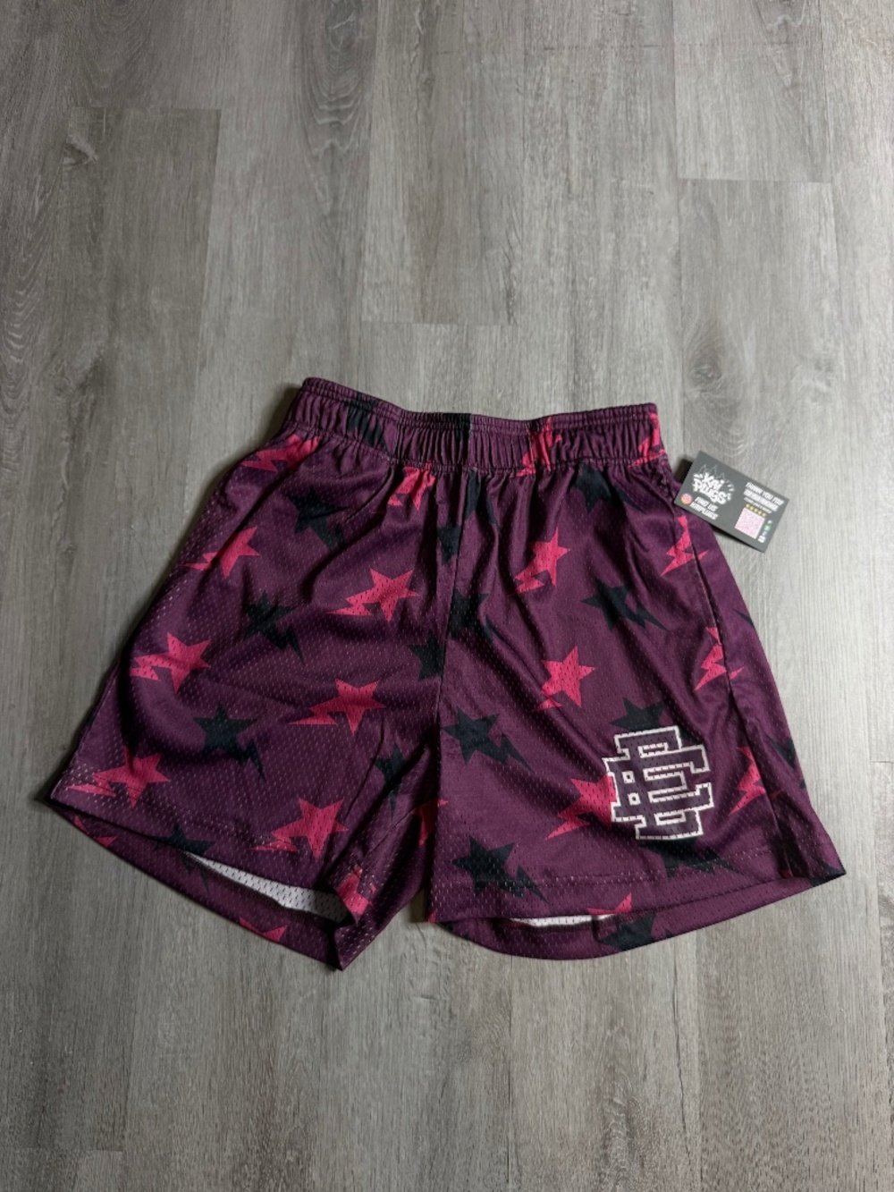 *NEW* Purple EE Eric Emanuel Shorts sizes Small And Large 100% Authentic
